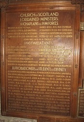 St Giles Cathedral Ministers Memorial.